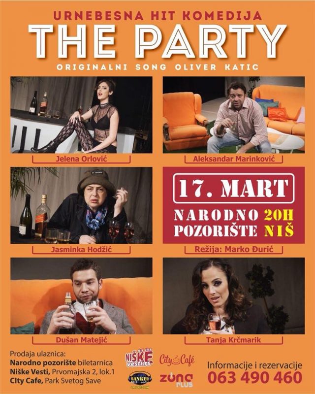 Урнебесна комедија коју не смете пропустити: „THE PARTY“ у Нишу!