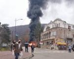 Izgoreo gradski autobus na okretnici u Niškoj Banji