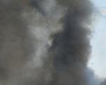 Gori magacin na Mramorskom brdu kod Niša, četiri vatrogasne ekipe gase požar