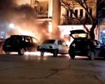 Izgorela tri automobila u centru Vlasotinca