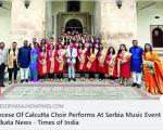 Niš na dalekom istoku: Najuticajniji indijski dnevni list TIMES OF INDIA  objavio priču o festivalu "Muzički edikt"