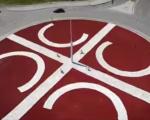 Novi kružni tok u Nišu sa simbolima "četiri S" dela grba Srbije