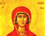 Ognjena Marija - Sveta Velikomučenica Marina