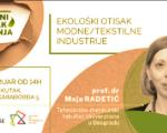 „Ekološki otisak mode - tekstilne industrije“ u EU info kutaku Niš