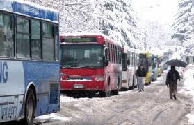 Autobusi saobraćaju redovno, sa malim kašnjenjem