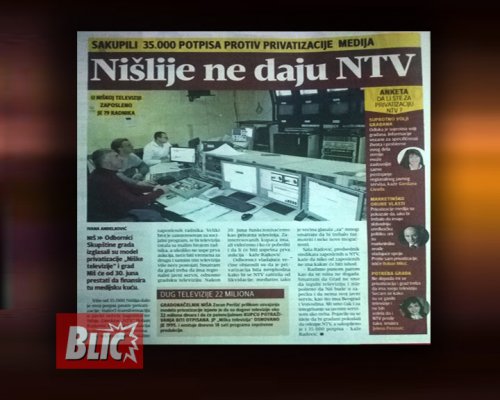 Izveštavanje Blica, Foto: NTV Niš