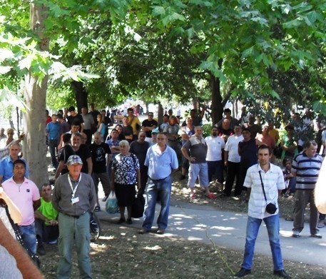 Protest boraca sa juga Srbije u centru Leskovca