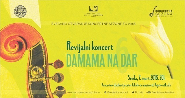 Svečano otvaranje Koncertne sezone - Damama na dar