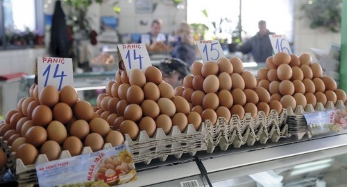 Висока цена јаја на пијацама у Нишу