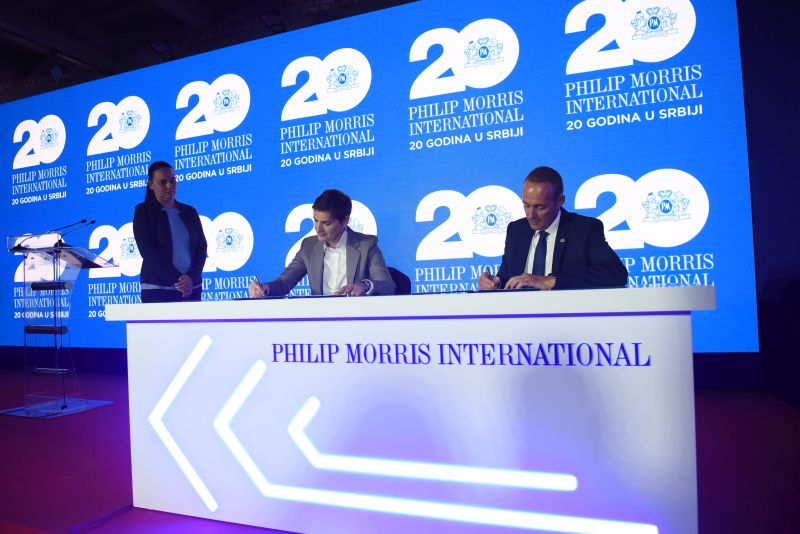 Brnabić: „Filip Moris“ ulaže 100 miliona dolara u novi pogon u Nišu