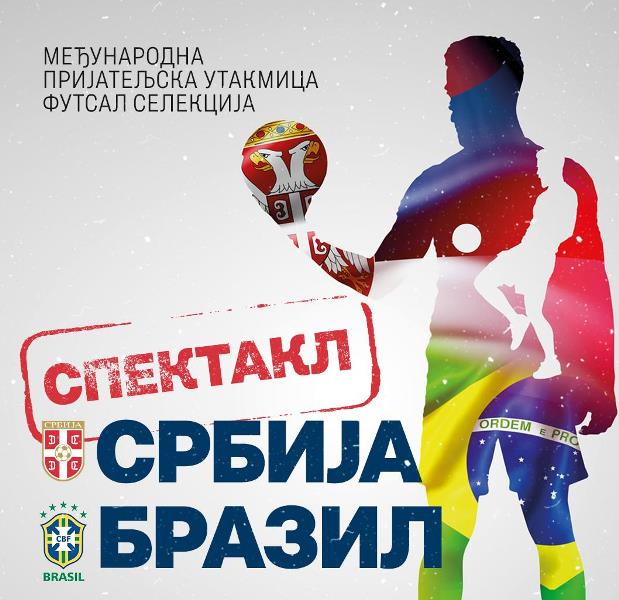 Futsal spektakl u Nišu: Reprezentacija Srbije protiv Brazila