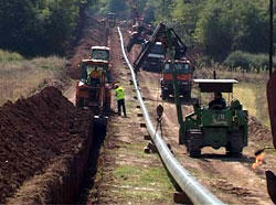 Počela gradnja gasovoda Niš - Leskovac
