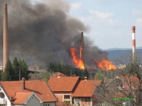 Пожар у циглани у Нишу