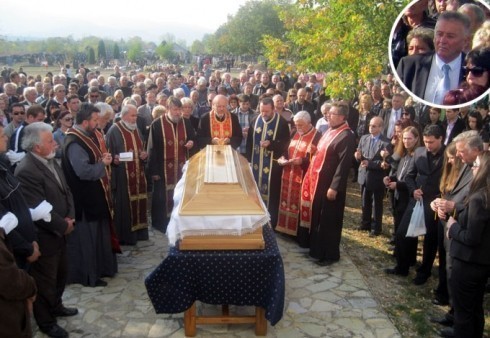 Velja Ilić na sahrani supruge bivšeg gradonačelnika