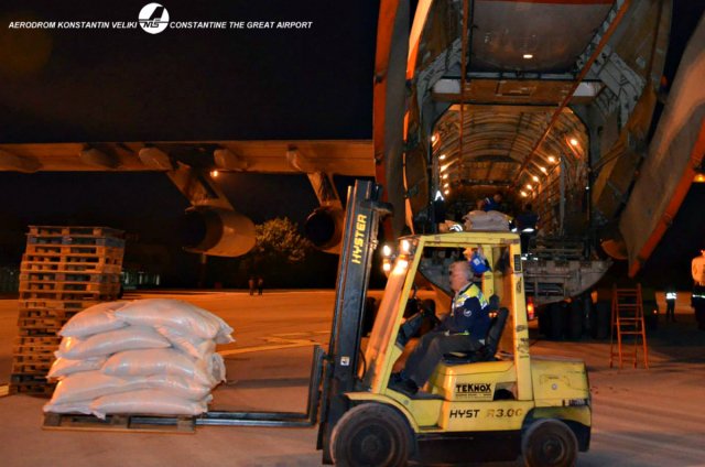 Хуманитарна помоћ Сирији руским авионима из Ниша