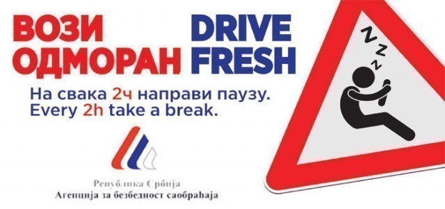Vranje u akciji "Vozi bezbedno - Drive fresh"