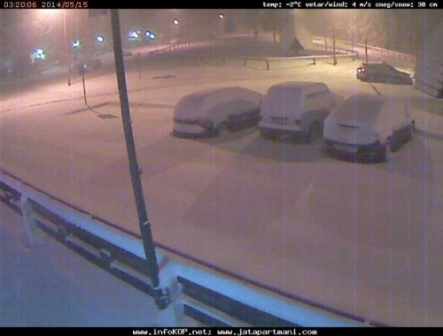 Мај месец, а на Копаонику 54 центиметара снега! Фото