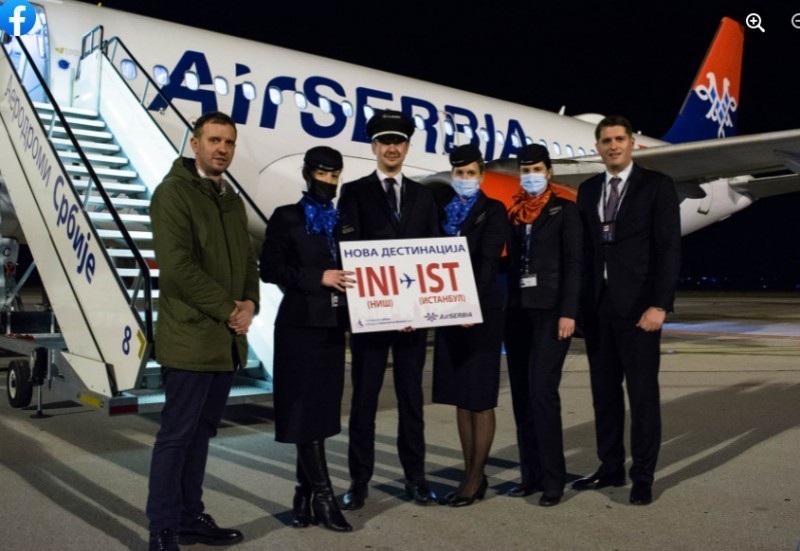 Prvi let Niš - Istanbul