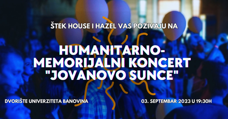 Treći humanitarno-memorijalni koncert „Jovanovo Sunce“