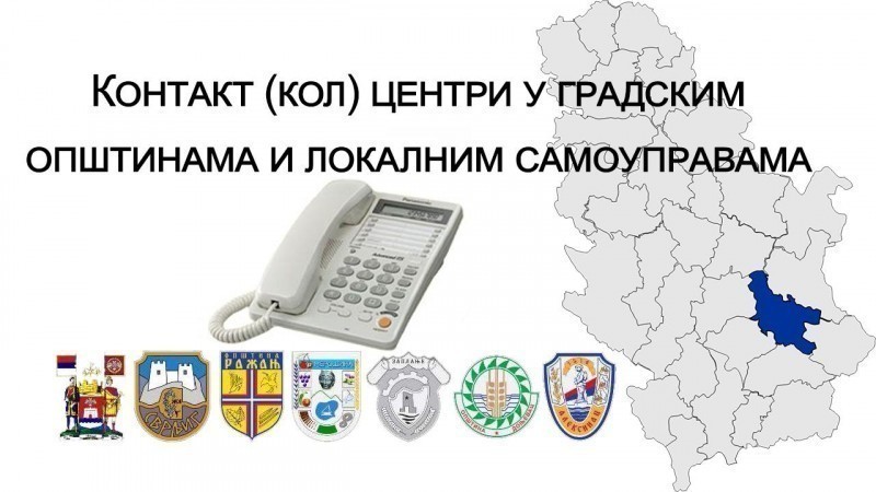 Контакт (кол) центри у градским општинама и локалним самоуправама Нишавског округа