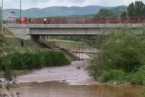 Pušten most na Kutinskoj reci