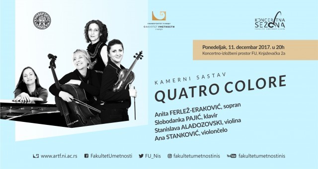 Концерт камерног састава "QUATRO COLORE"