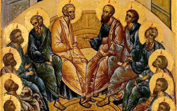 Silazak svetog Duha na apostole - Duhovi