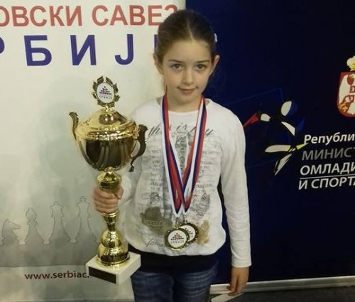 Čudesna bajka na Anastasijin način - Osvojila prvenstvo Srbije u šahu