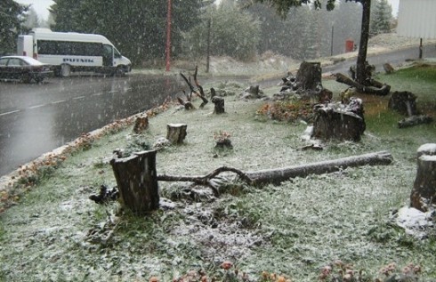 Pao prvi sneg na Kopaoniku (FOTO)