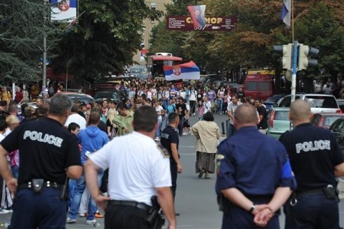 Protest učenika u Kosovskoj Mitrovici