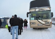 Evakuisani putnici iz autobusa Prokuplje-Beograd