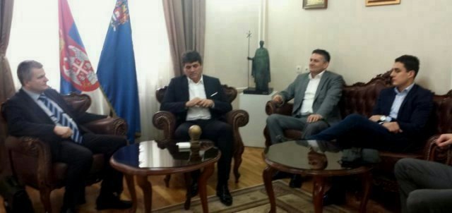 Gradonačelnik Bulatović ugostio predsednika Teniskog saveza