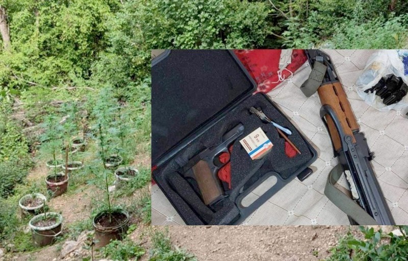 Niš: Kod osumnjičenog pronađena droga i arsenal oružja i municije