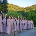 Hor „Branko“ iz Niša na Vidovdanskoj Liturgiji u Ravanici