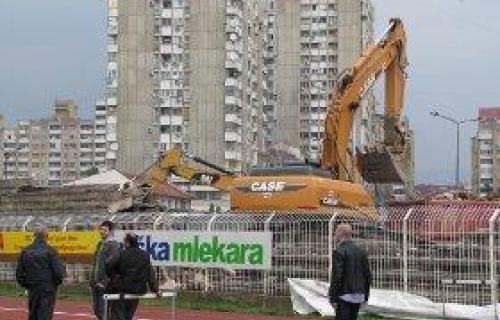 Pri kraju prva faza rekonstrukcije stadiona