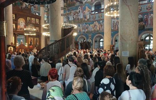 Летњи Аранђеловдан свечано прослављен у Саборном комплексу у Нишу