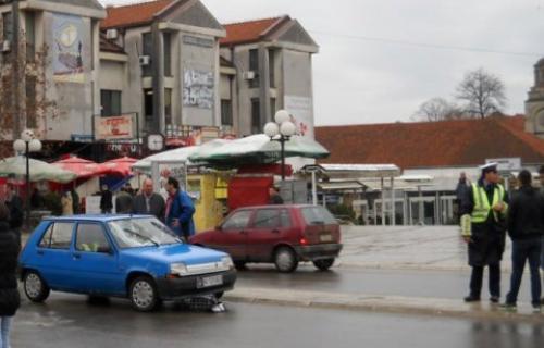 Прегажена жена на пешачком у Лесковцу