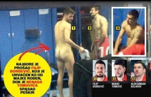 Navijači slikali gole fudbalere