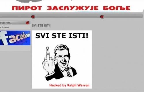 Hakeri oborili sajt ''Pokret za Pirot''