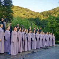 Hor „Branko“ iz Niša na Vidovdanskoj Liturgiji u Ravanici