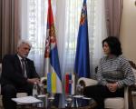 Амбасадор Украјине Володомир Толкач у протоколарној посети Нишу, разговор са градоначелницом и састанак у РПК Ниш