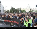 Protest "Srbija protiv nasilja" ispred Narodne skupštine