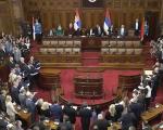 Изгласана нова Влада Србије -152 гласа "за", против 61, одсутних 37 посланика