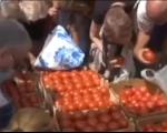 Zbog niskih otkupnih cena leskovački povrtari ponovo delili paradajz - više od tri tone na dar građanima