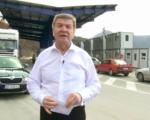 Borislav Pelević štrajkuje glađu na prelazu Jarinje