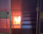 Пожар у стамбеној згради у Нишу, петоро хоспитализованих, од којих је троје деце