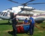 Руски хеликоптер Ми-8 гаси пожаре по Србији