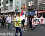 Пети протест "Србија против насиља" у Нишу, четврти у Врању