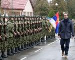 Predsednik Vučić na sastanku sa vojnim vrhom niškoj u kasarni “Mija Stanimirović”