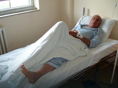 Slobodan Jovanović se oporavlja  na Infektivnoj klinici u Nišu Foto: RAS Srbija